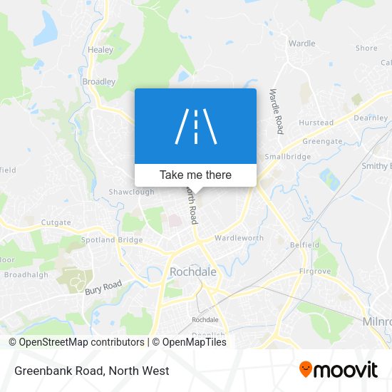 Greenbank Road map