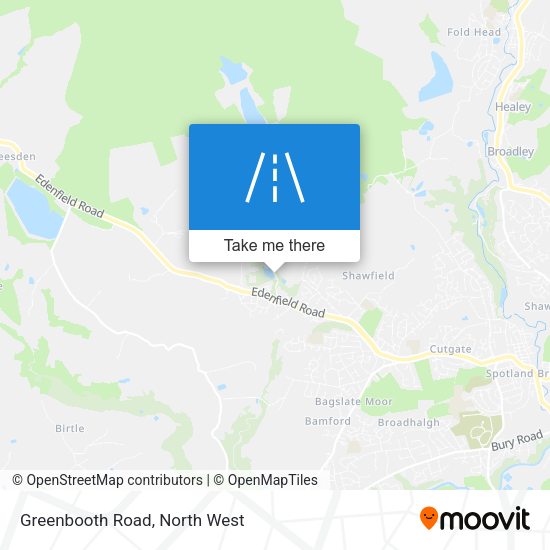 Greenbooth Road map