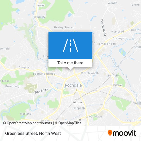 Greenlees Street map