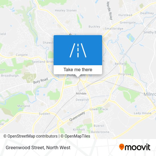 Greenwood Street map
