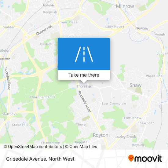 Grisedale Avenue map