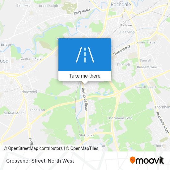 Grosvenor Street map