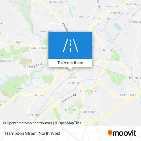 Hampden Street map
