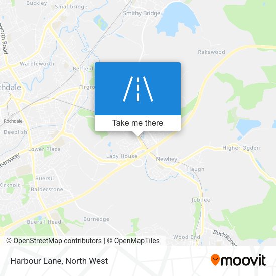 Harbour Lane map