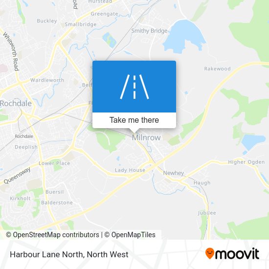 Harbour Lane North map