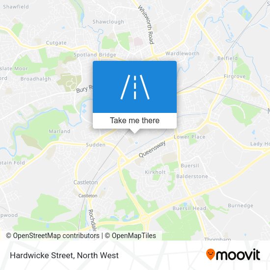 Hardwicke Street map