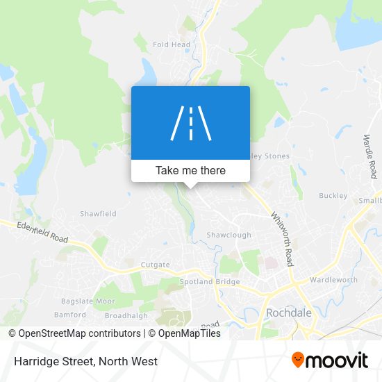 Harridge Street map