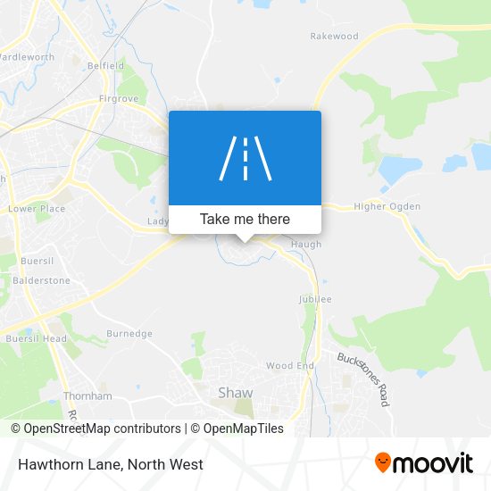 Hawthorn Lane map