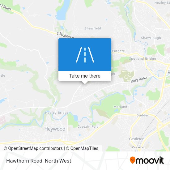 Hawthorn Road map