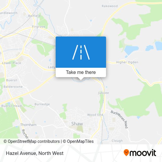 Hazel Avenue map