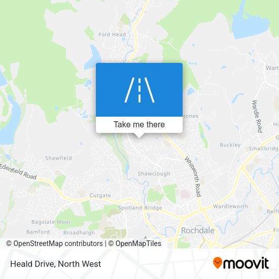 Heald Drive map