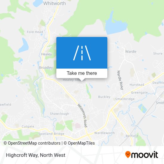Highcroft Way map