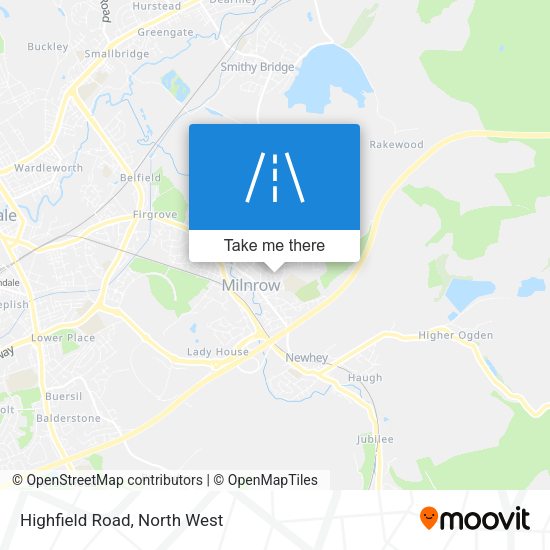 Highfield Road map