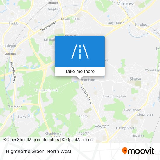Highthorne Green map