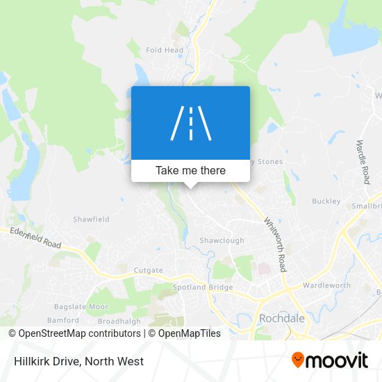 Hillkirk Drive map