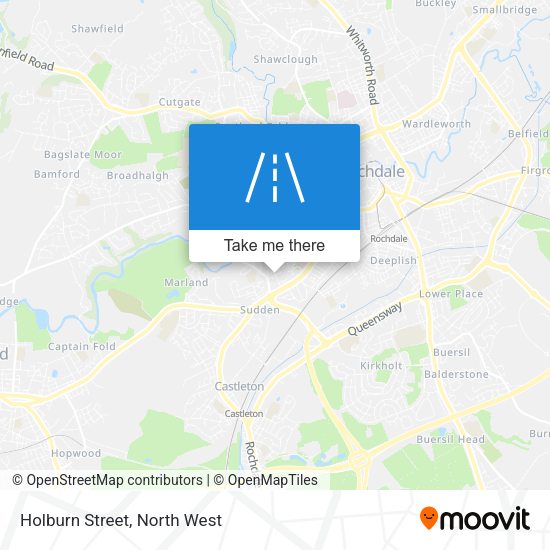 Holburn Street map