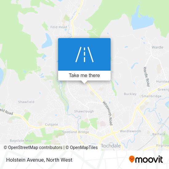 Holstein Avenue map