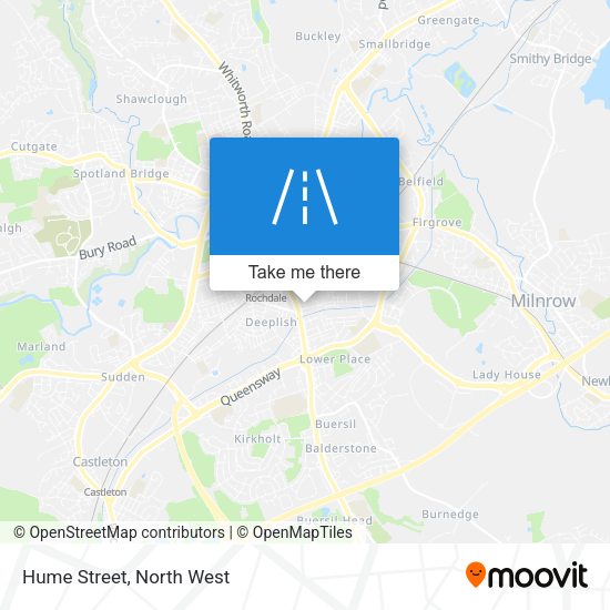 Hume Street map
