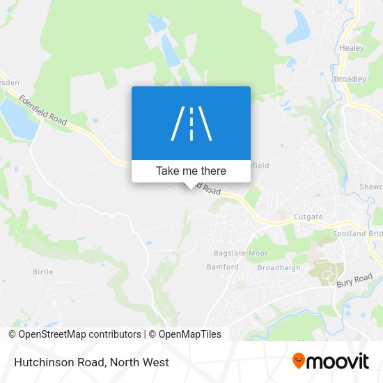Hutchinson Road map