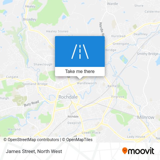 James Street map