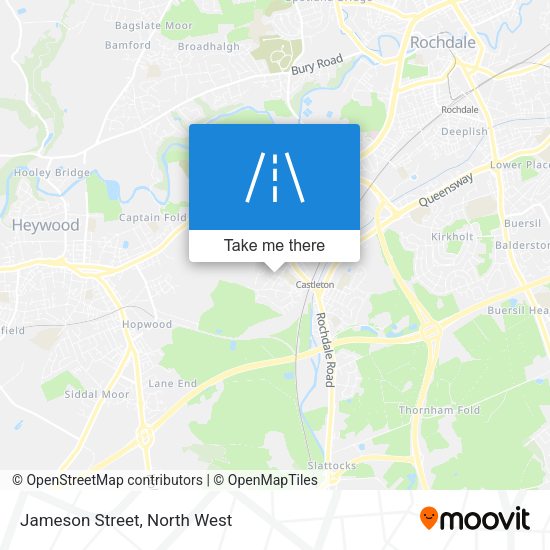 Jameson Street map