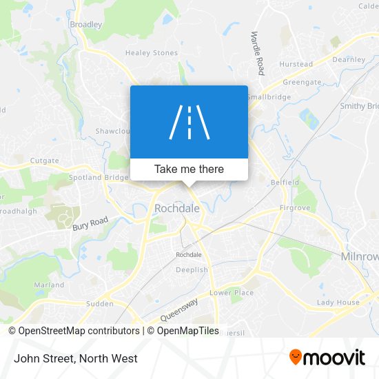 John Street map
