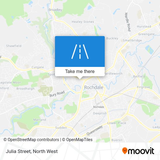 Julia Street map