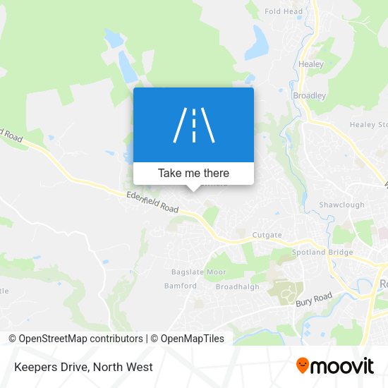 Keepers Drive map