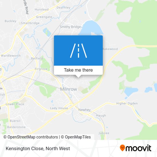 Kensington Close map