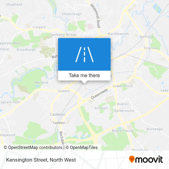 Kensington Street map