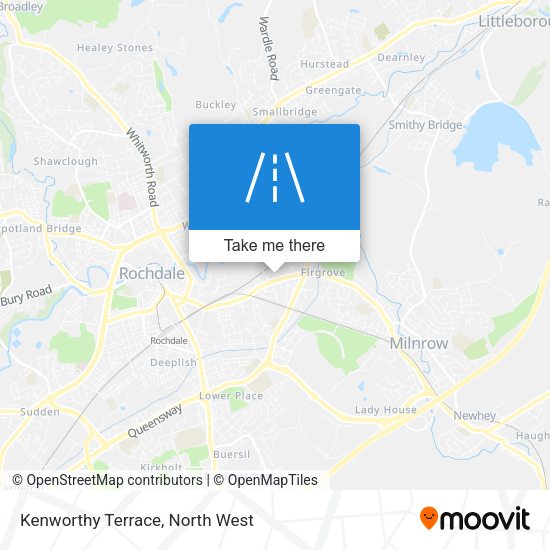 Kenworthy Terrace map