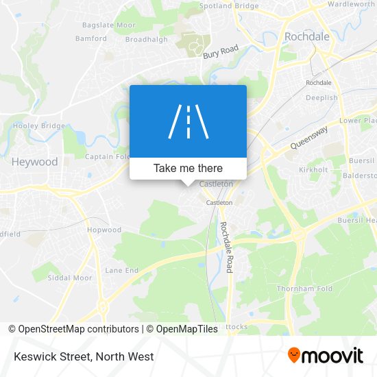 Keswick Street map