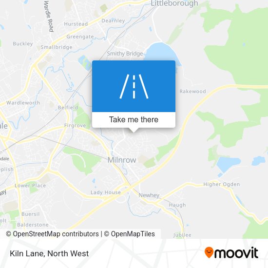 Kiln Lane map