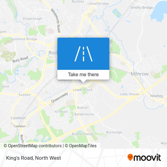 King's Road map