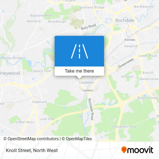 Knoll Street map