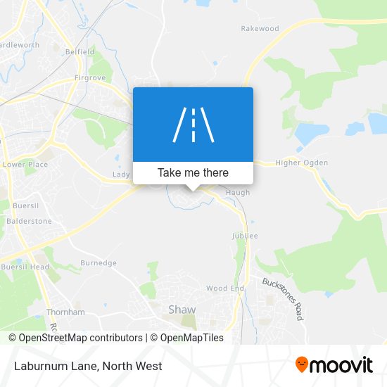 Laburnum Lane map
