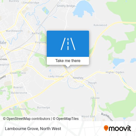 Lambourne Grove map