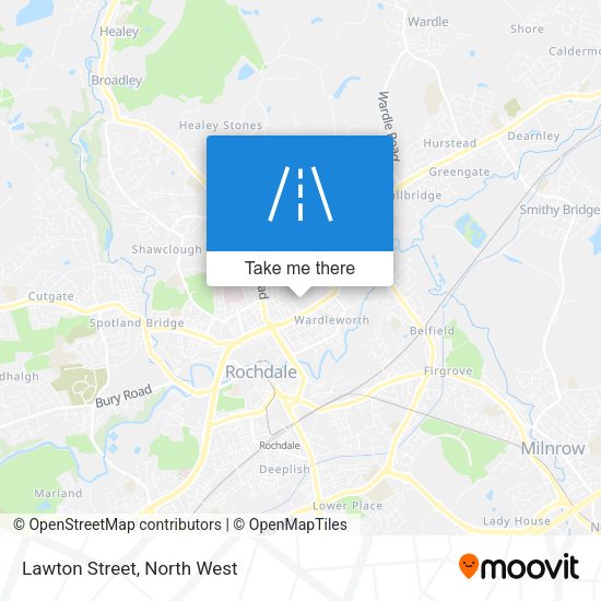 Lawton Street map