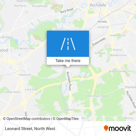Leonard Street map
