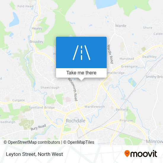 Leyton Street map