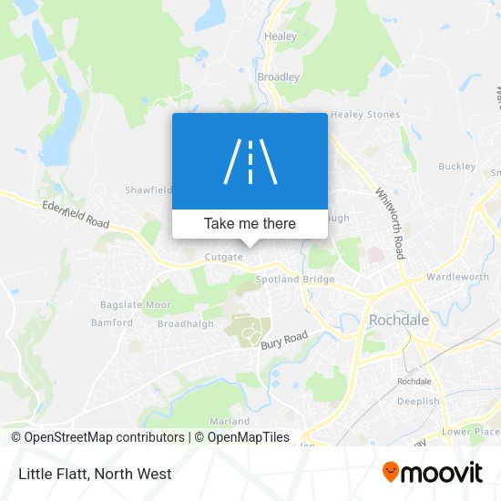 Little Flatt map