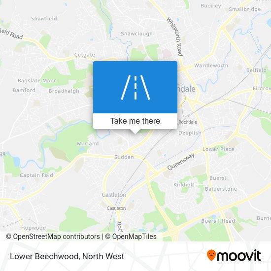 Lower Beechwood map