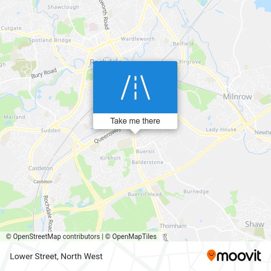 Lower Street map