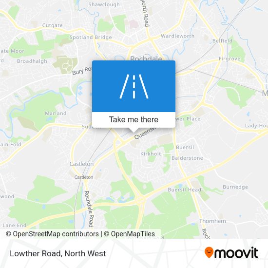 Lowther Road map