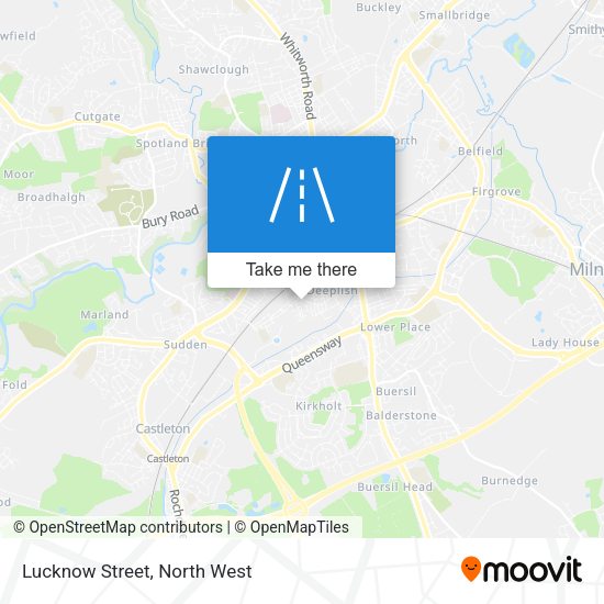 Lucknow Street map