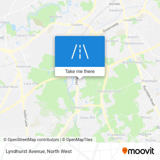 Lyndhurst Avenue map