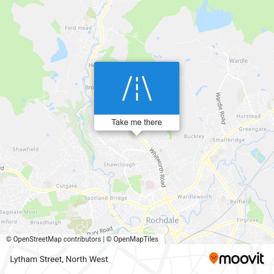 Lytham Street map