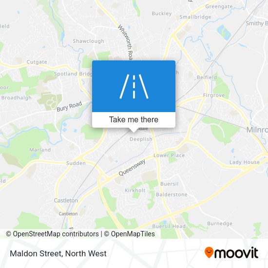 Maldon Street map