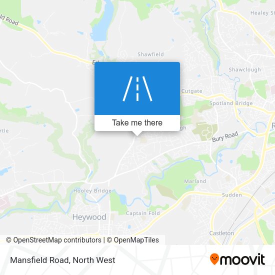 Mansfield Road map