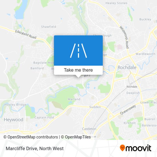 Marcliffe Drive map